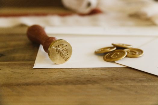 Stamp Seal and Coins 