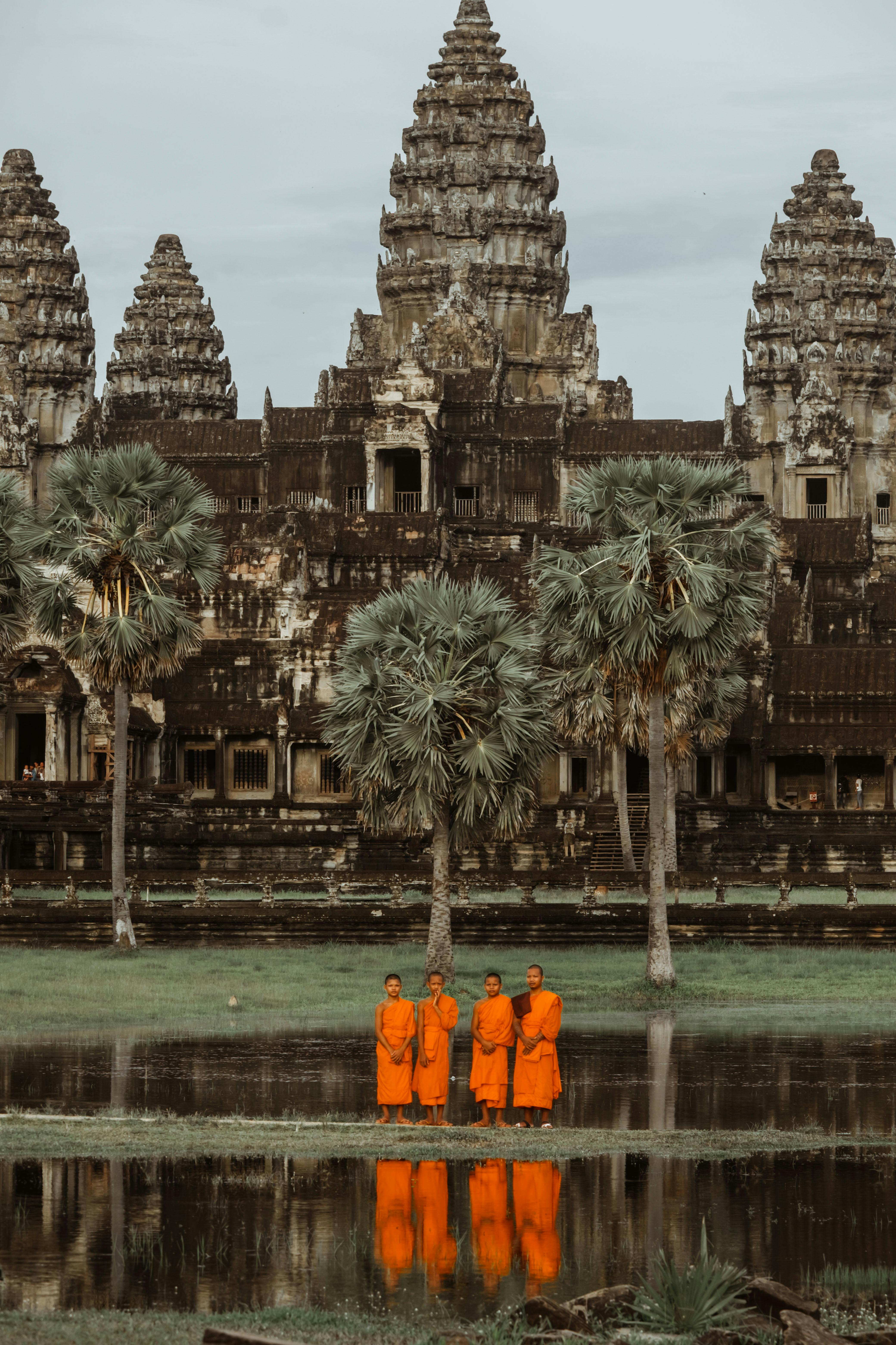 Passageway Inside Temple, Cambodia HD Desktop Wallpapers : High ... Desktop  Background