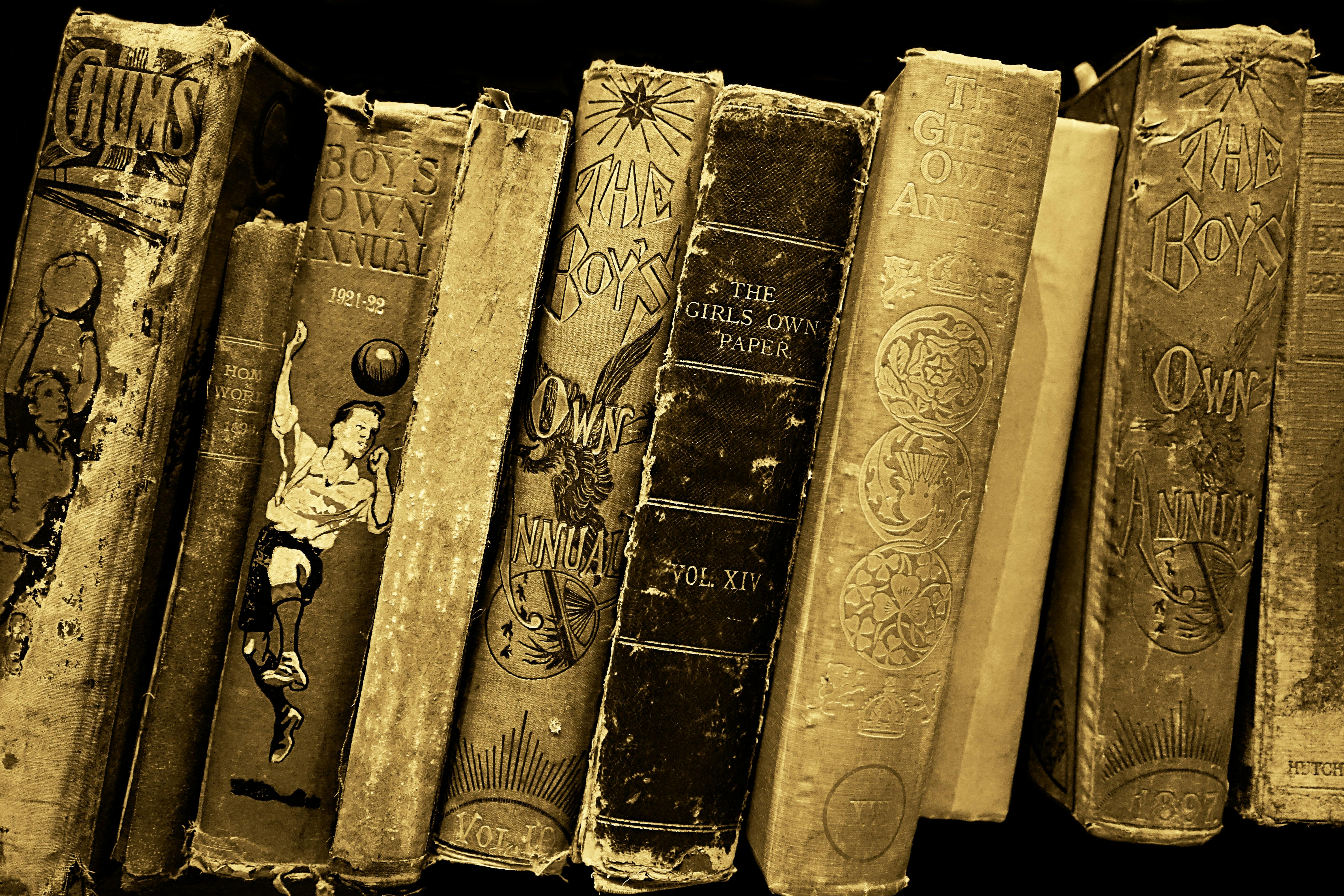 Free stock photo of antiques, books, gold