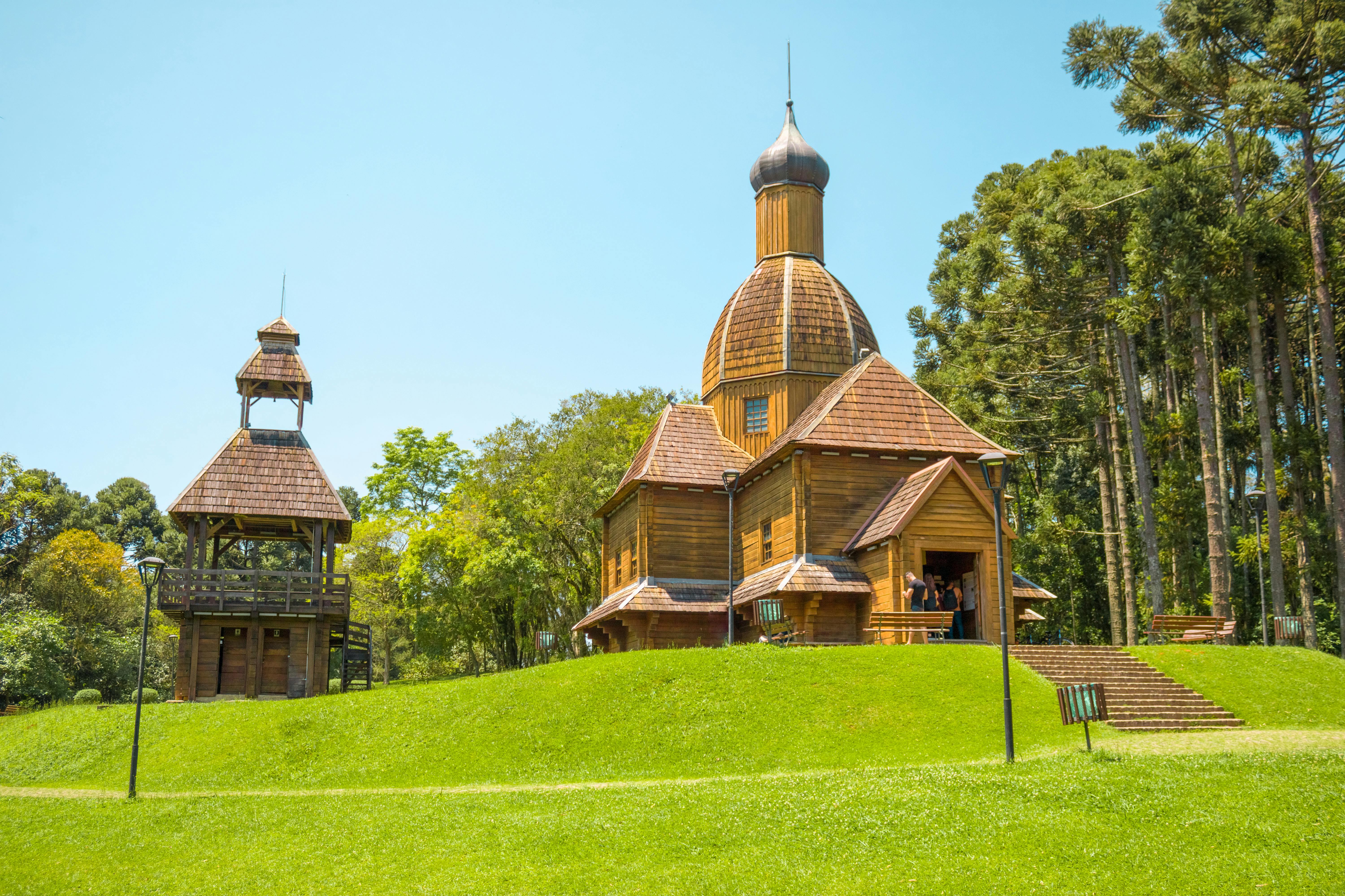 Wooden Church in Tingui Park in Curitiba in Brazil · Free Stock Photo