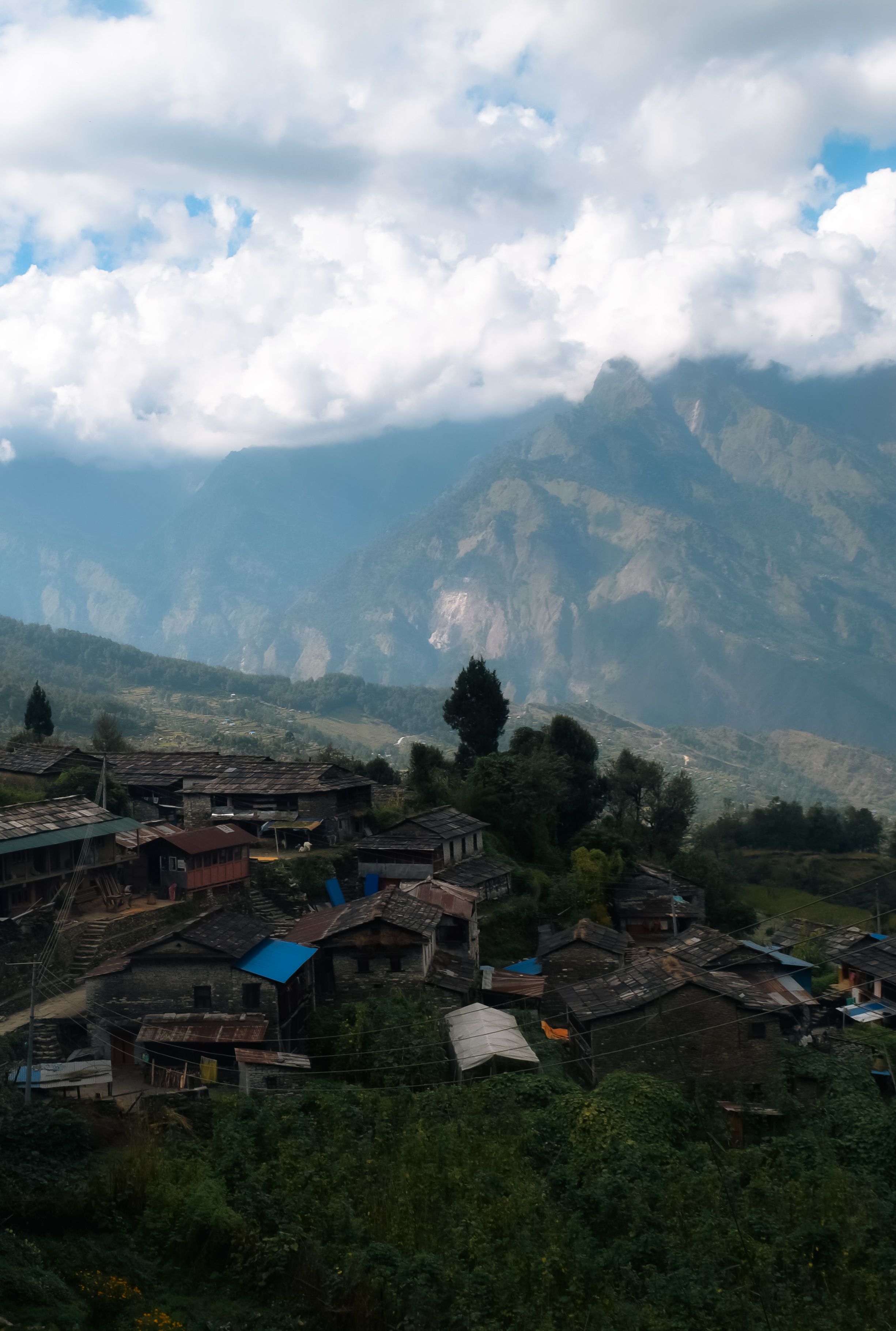 Town in a Mountain Valley · Free Stock Photo