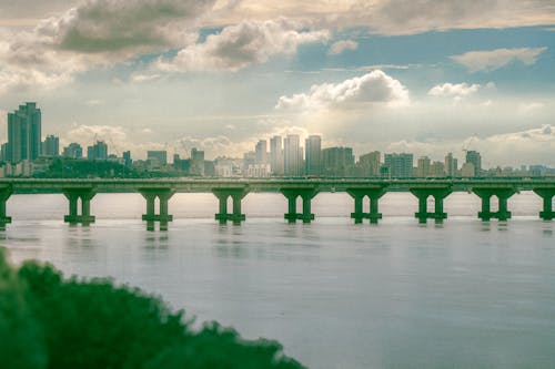 Waterfront of Seoul from the Hangang River