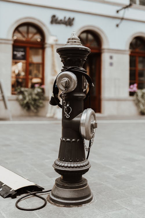 Close-up of a Vintage Hydrant in the City 