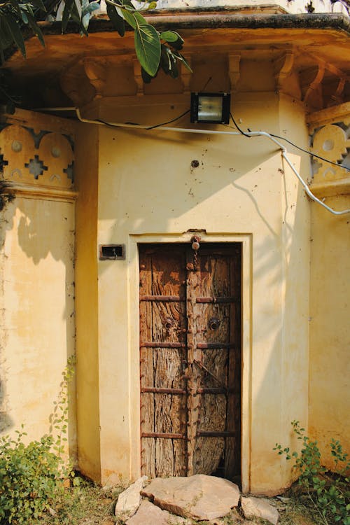 House with a Wooden Entrance House 