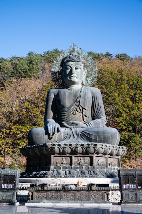Foto profissional grátis de budista, Coreia do Sul, escultura