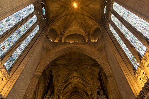 Monumental Interior of Church
