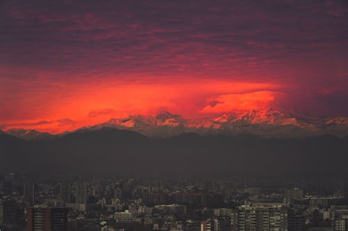 Fotobanka s bezplatnými fotkami na tému andy mountains, atardecer, červený západ slnka