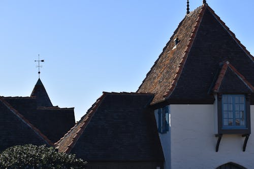 Roofs of Houses in Town