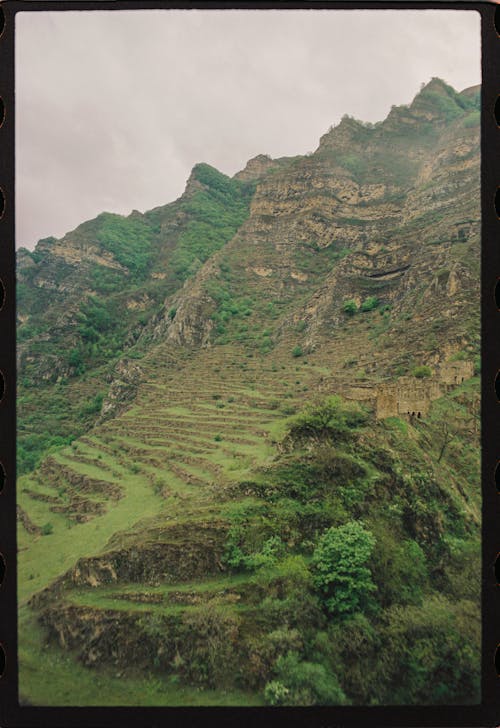 垂直ショット, 山岳, 岩石層の無料の写真素材