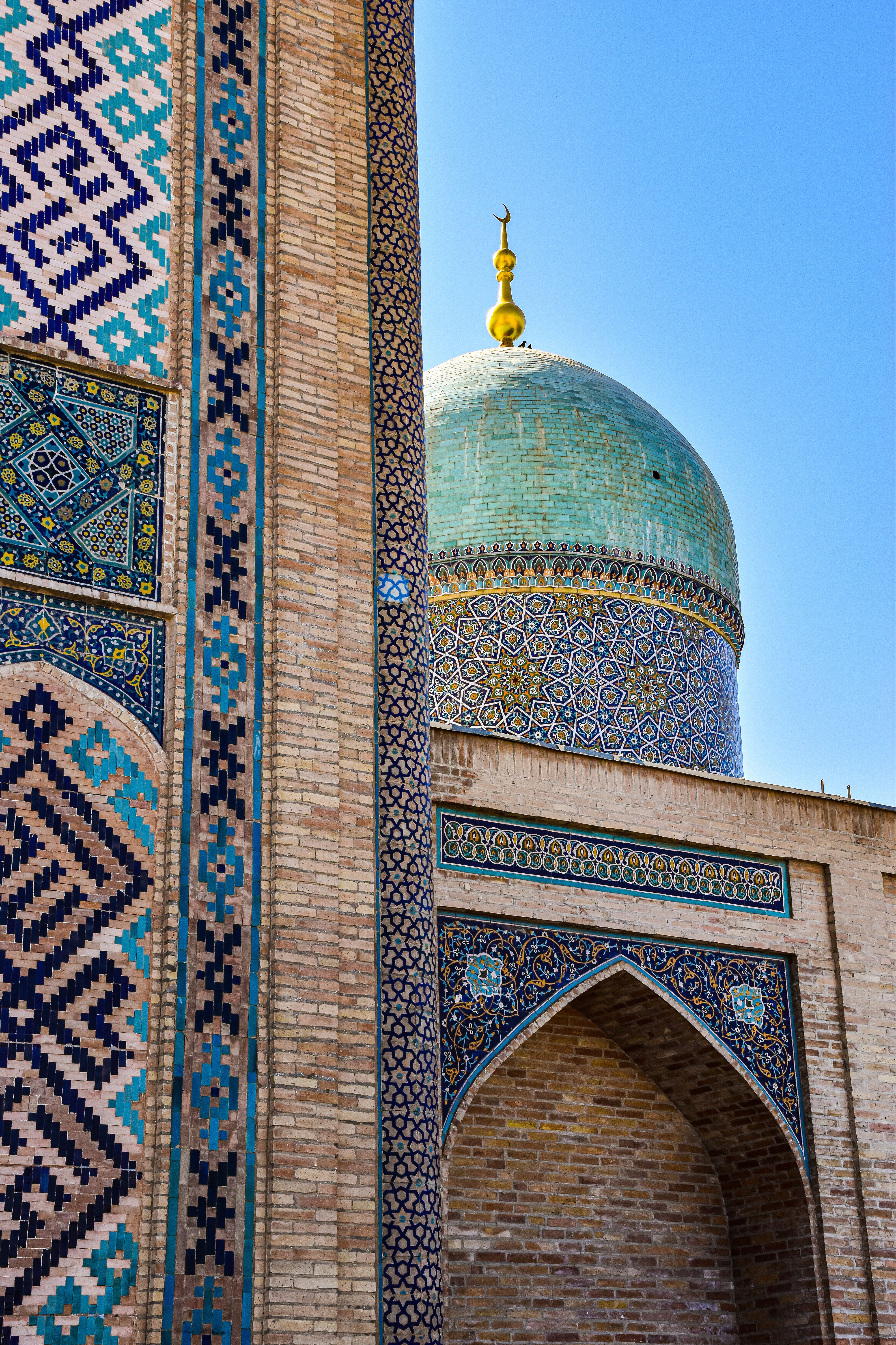 Barakhan Madrasah with Mosaic Decoration in Tashkent · Free Stock Photo