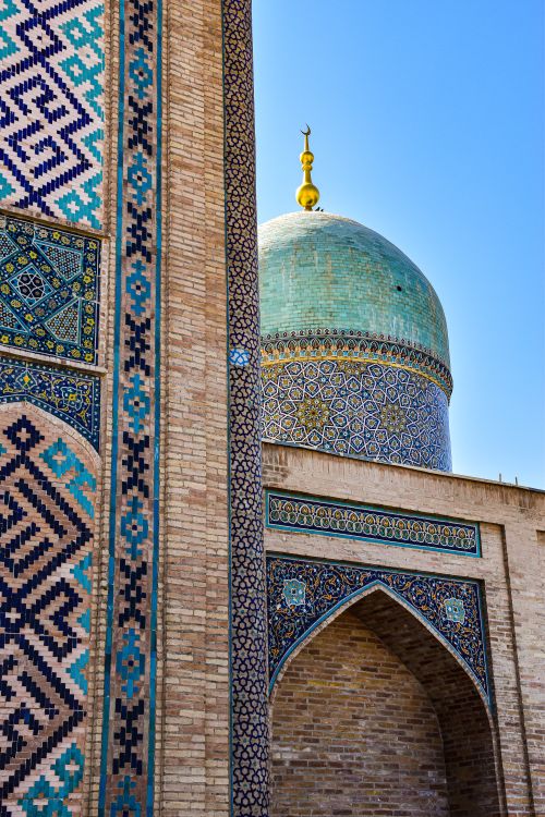 Barakhan Madrasah with Mosaic Decoration in Tashkent · Free Stock Photo