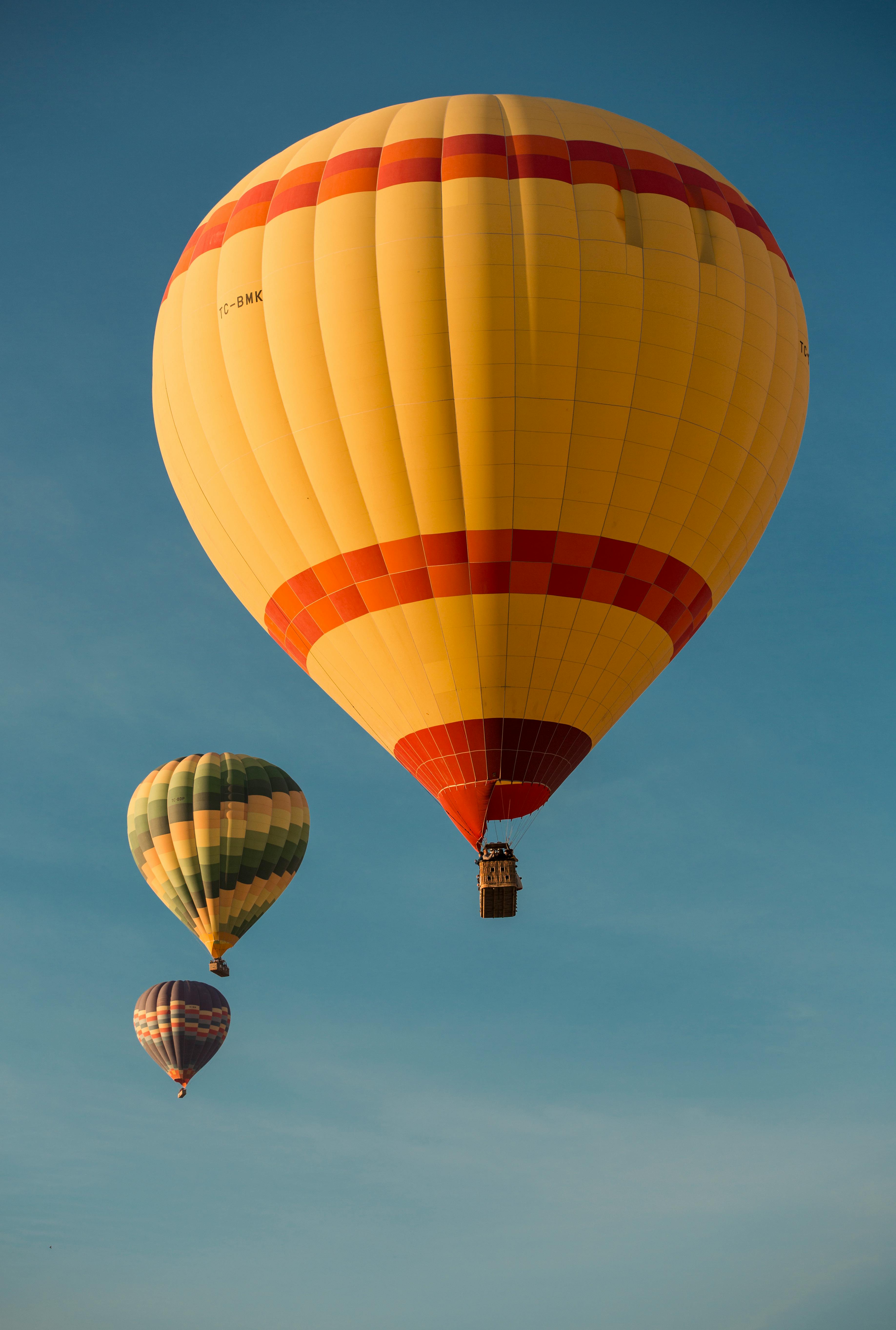 Hot Air Balloons Flying · Free Stock Photo
