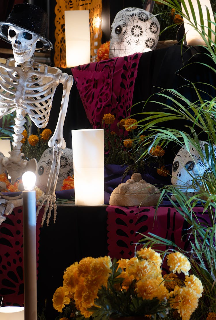 Altar For Dia De Muertos