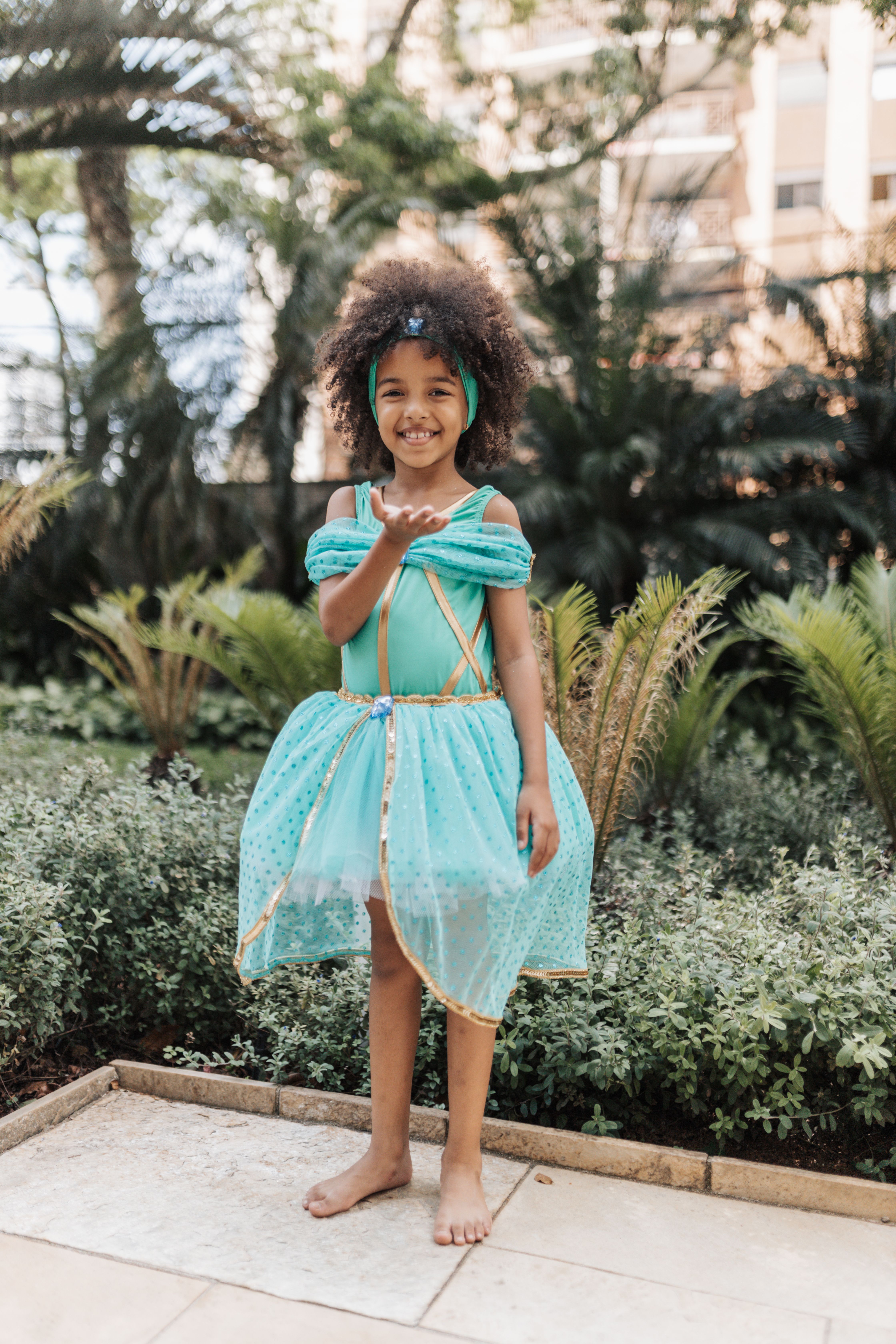 Child Model in Blue Dress · Free Stock Photo