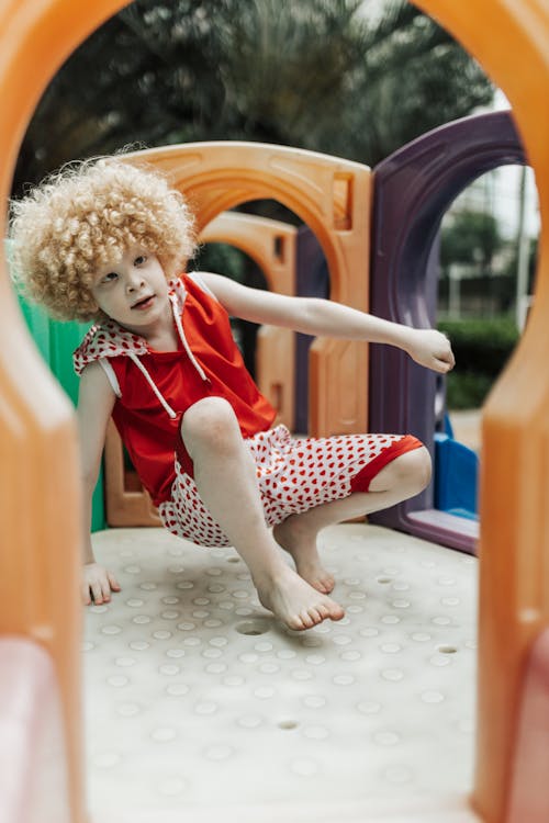 Little Boy on a Playground 