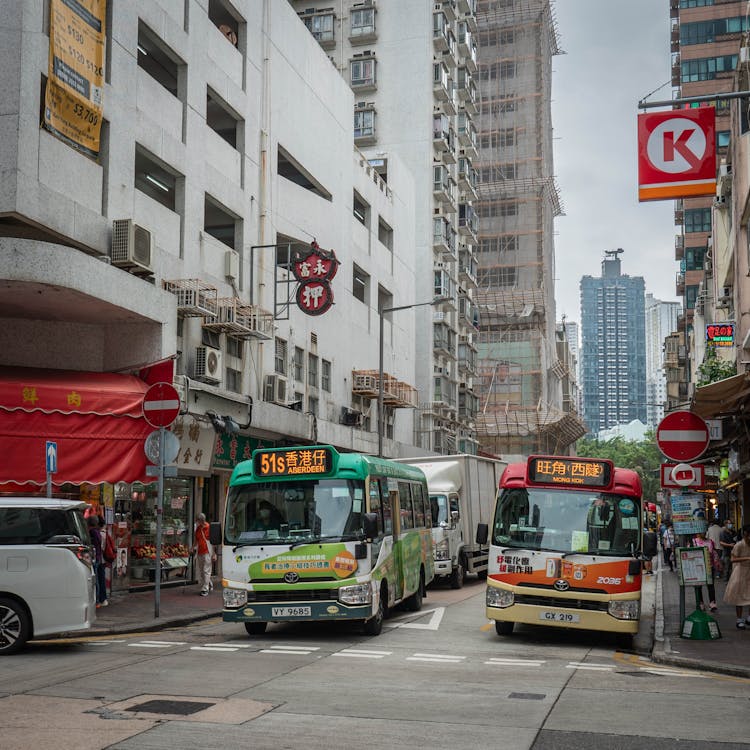 Ilmainen kuvapankkikuva tunnisteilla bussit, hong kong, julkinen liikenne