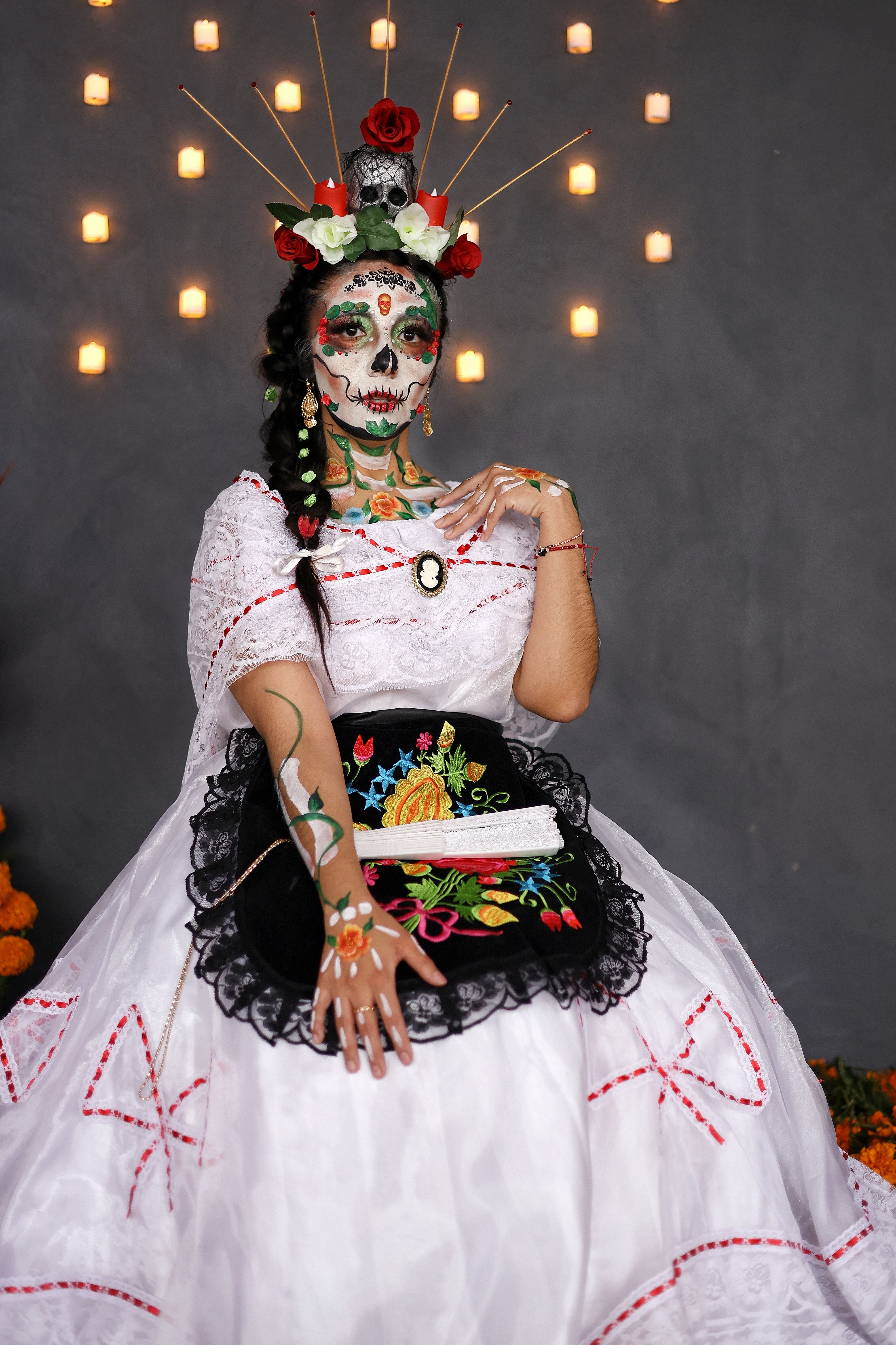 Portrait of Catrina in Dress · Free Stock Photo