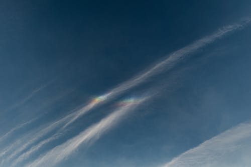 Kostenloses Stock Foto zu blauer himmel, himmel, regenbogen