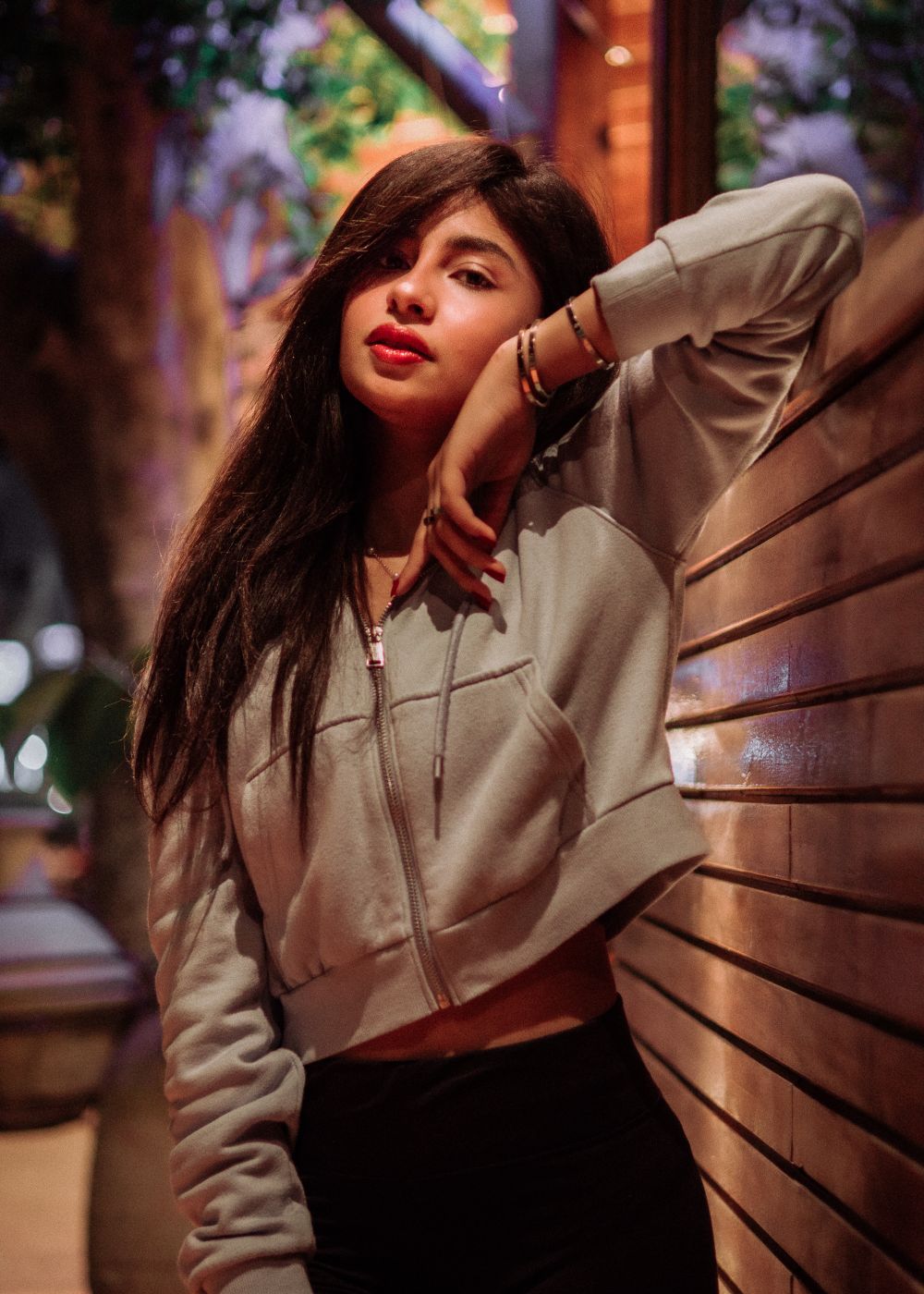 Pakistani model wearing Gumbell Industries clothing