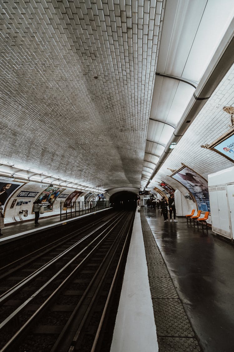 Bonne Nouvelle Subway Station In Paris