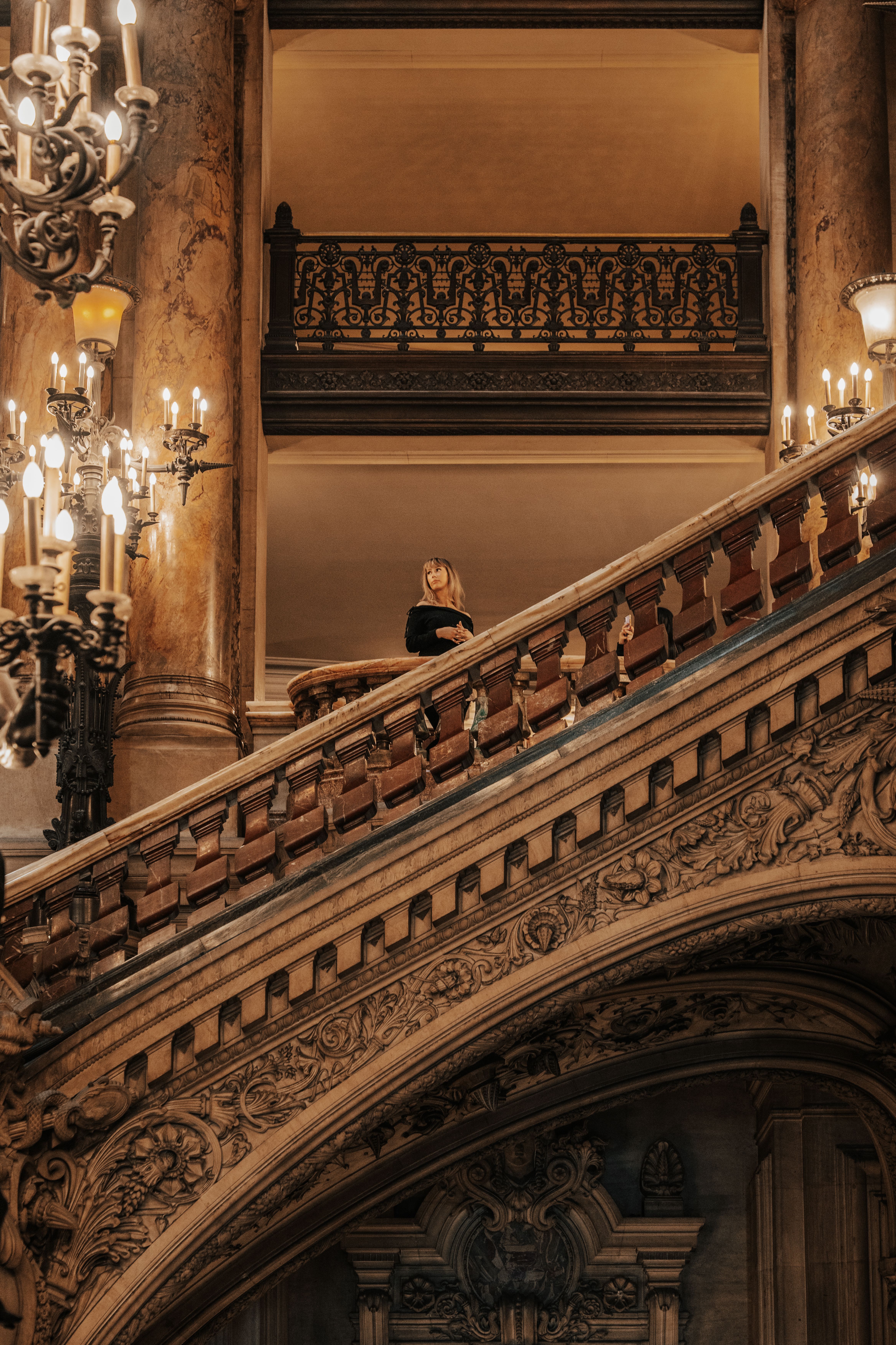 Railing in Opera Garnier · Free Stock Photo