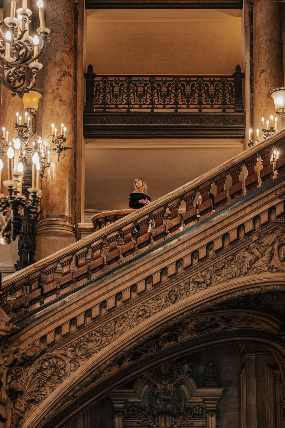 Opera Balcony Railing Railing in Opera Garnier · Free Stock Photo