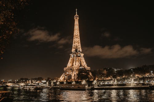 Kostnadsfri bild av byggnad, Eiffeltornet, flod