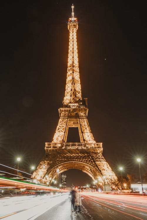 Eiffel Tower in Paris at Night