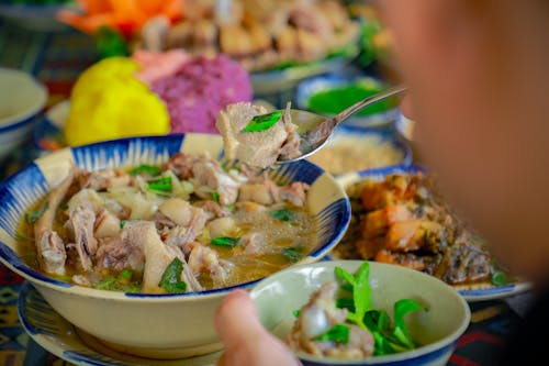 Imagine de stoc gratuită din bucataria virtnameza, cină, fotografie alimentară