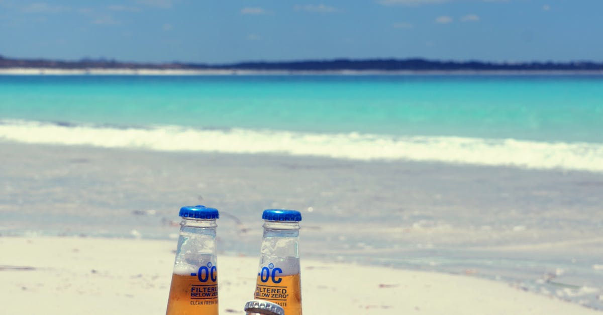 Free stock photo of beach, beer, sand