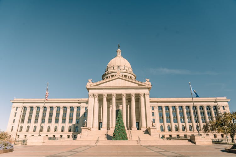 Capitol Building In Oklahoma 