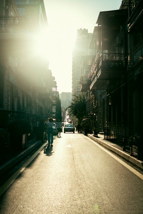 City Street in a Morning Light