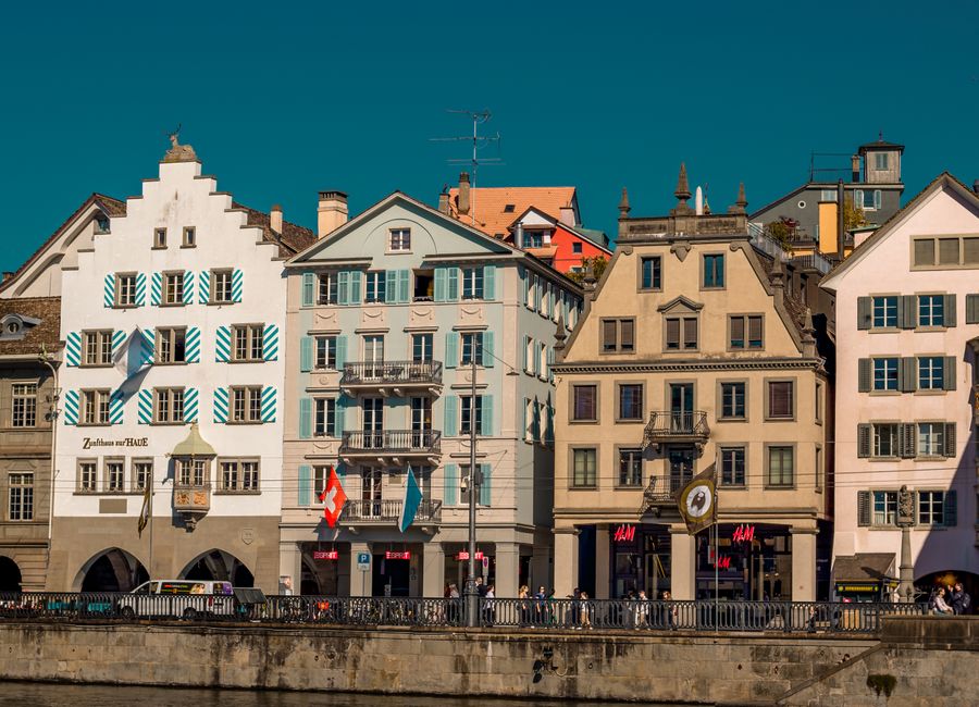 Zurich, Switzerland — streets and everyday scenes · stay connected with a Zurich eSIM from My Holiday SIM
