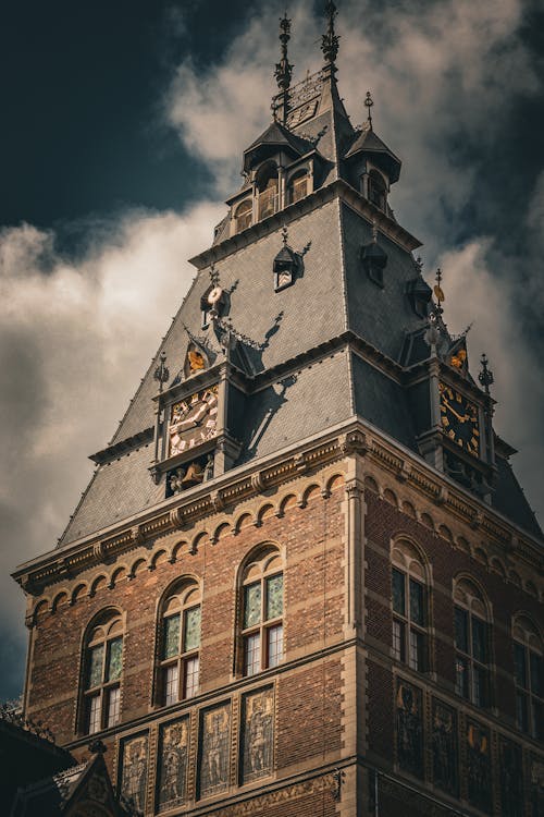Bell Tower of Rijksmuseum in Amsterdam