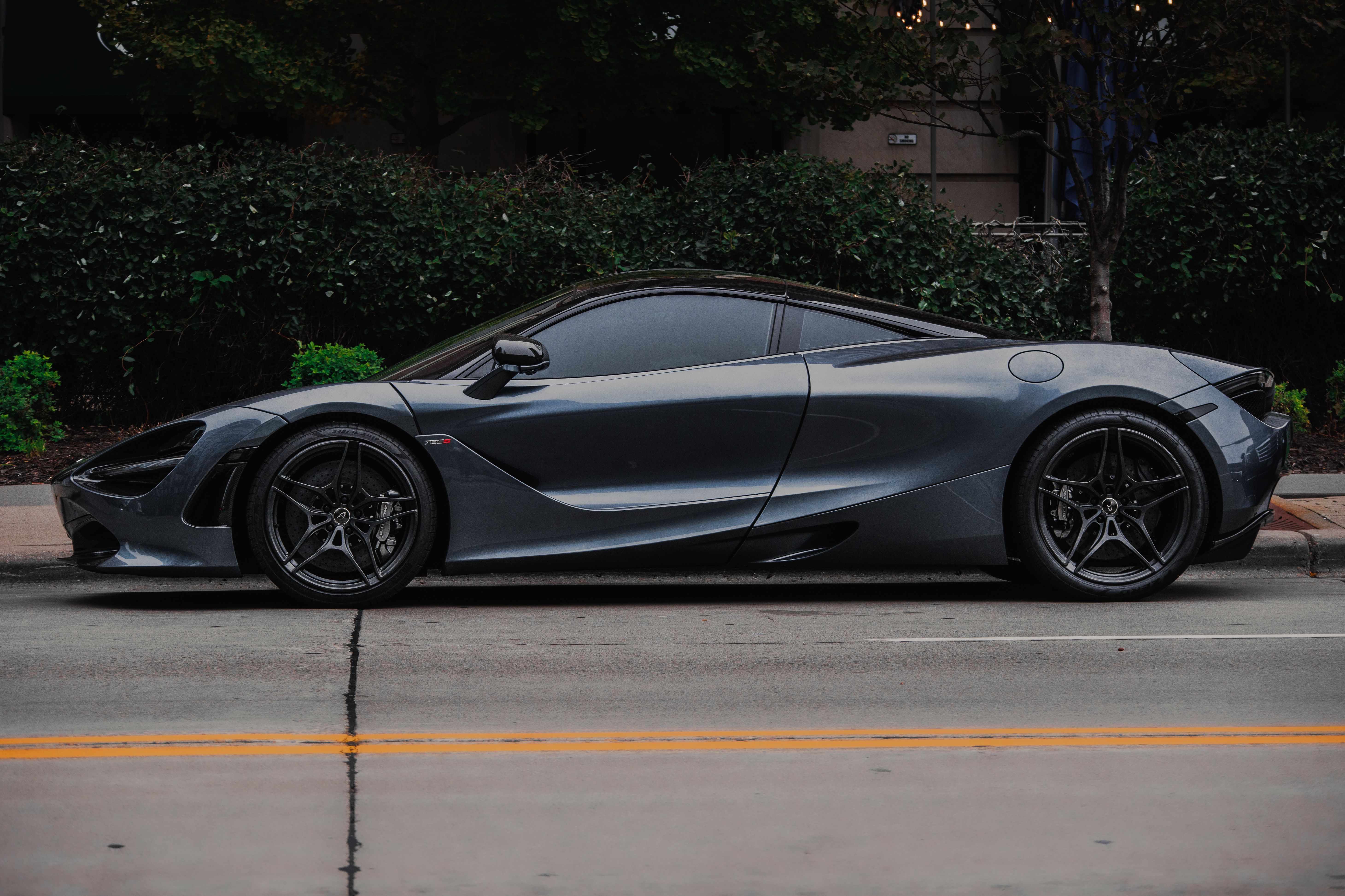 black-mclaren-750s-on-street-free-stock-photo