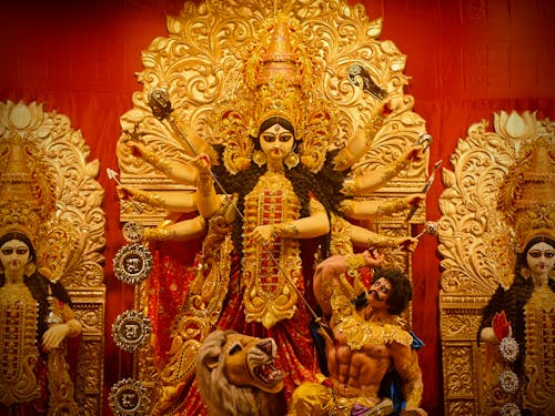 Безкоштовне стокове фото на тему «durga, богиня, золотий»