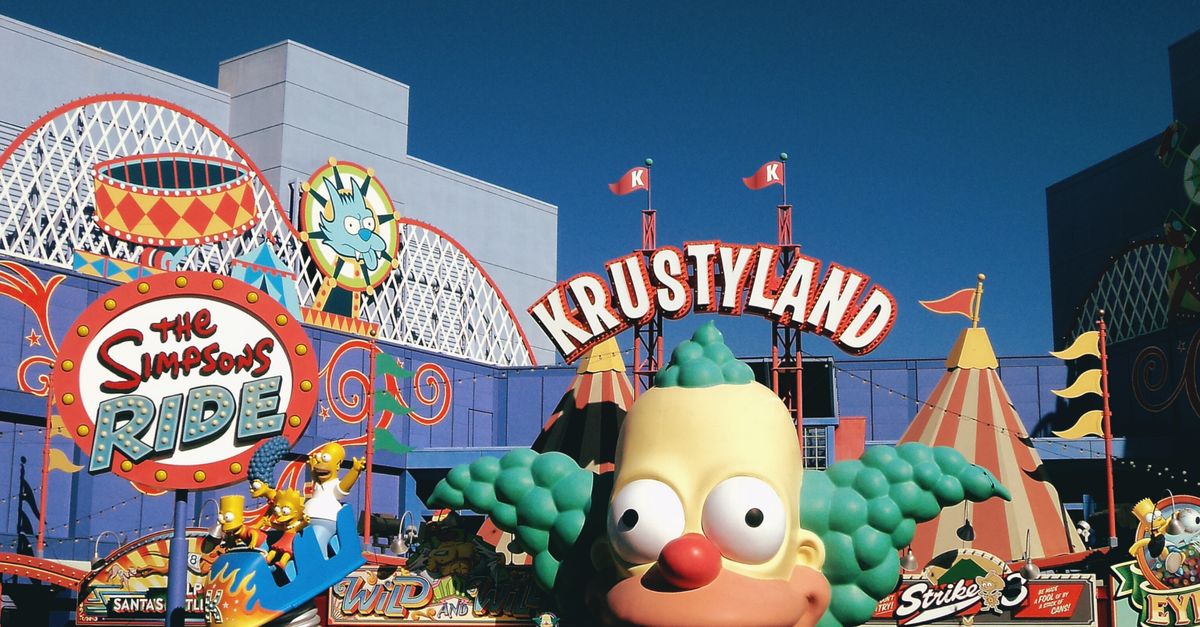Simpsons Enron Ride The Simpsons Ride in Amusement Park in Orlando · Free Stock Photo