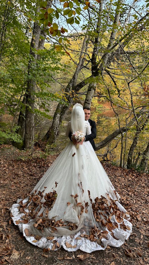 가을, 결혼, 나뭇잎의 무료 스톡 사진