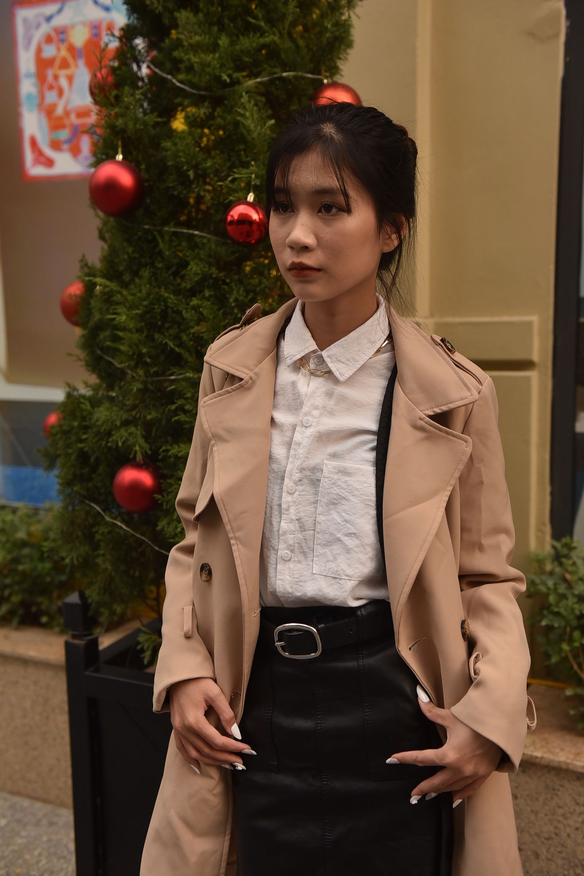 Premium Belted Trench Coat