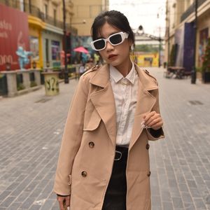 Beige Belted Trench Coat