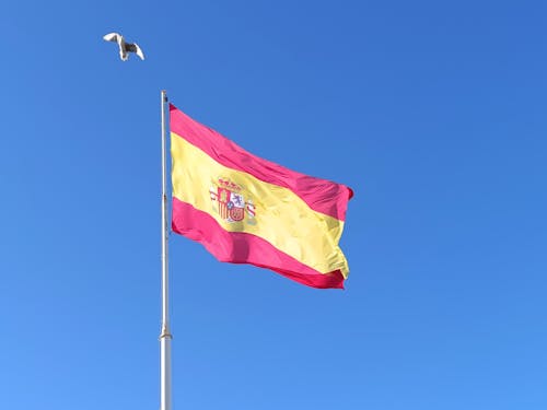gratis Bandera De España Stockfoto