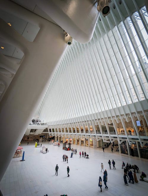 Interior of the World Trade Center Station in Manhattan, New York City