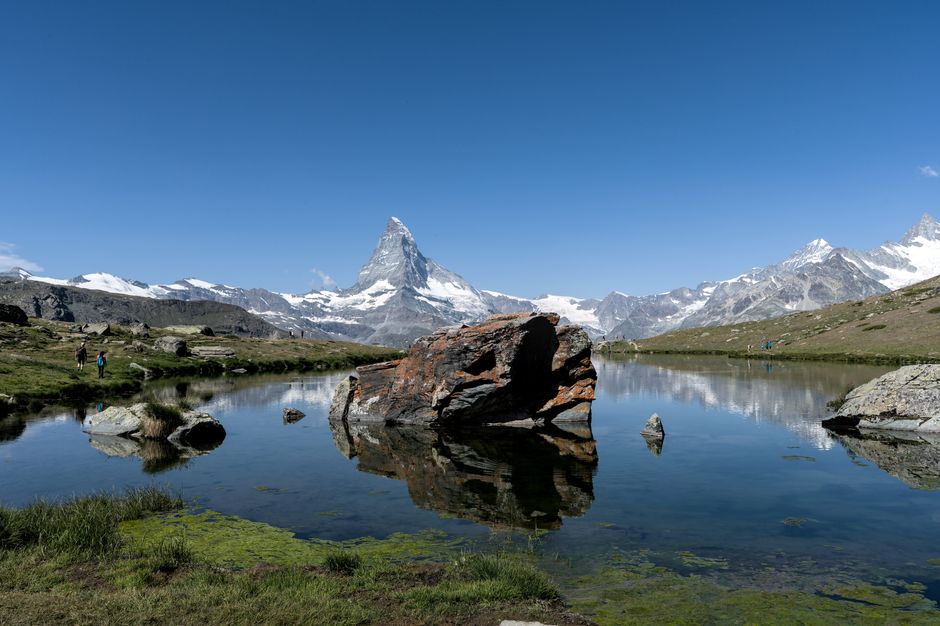 Randonnée Lac Stellisee avec vue Matterhorn