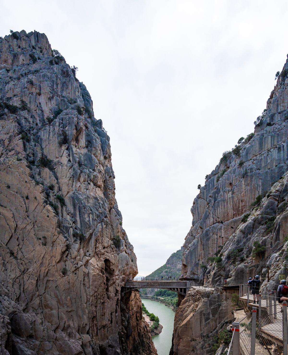 The gorge at El Chorro near Ardales, the closest station to the Caminito del Rey