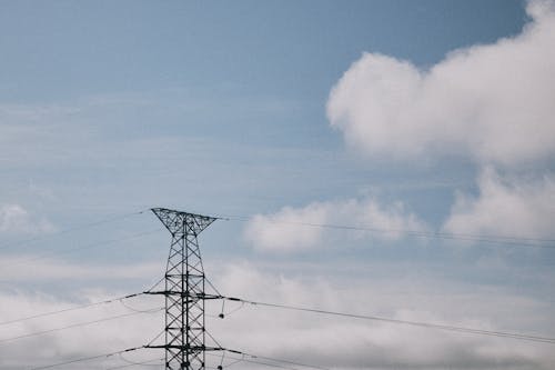 Gratis arkivbilde med blå himmel, elektrisitet, energi