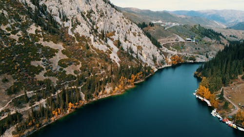 Lake in Mountains in Kazakhstan