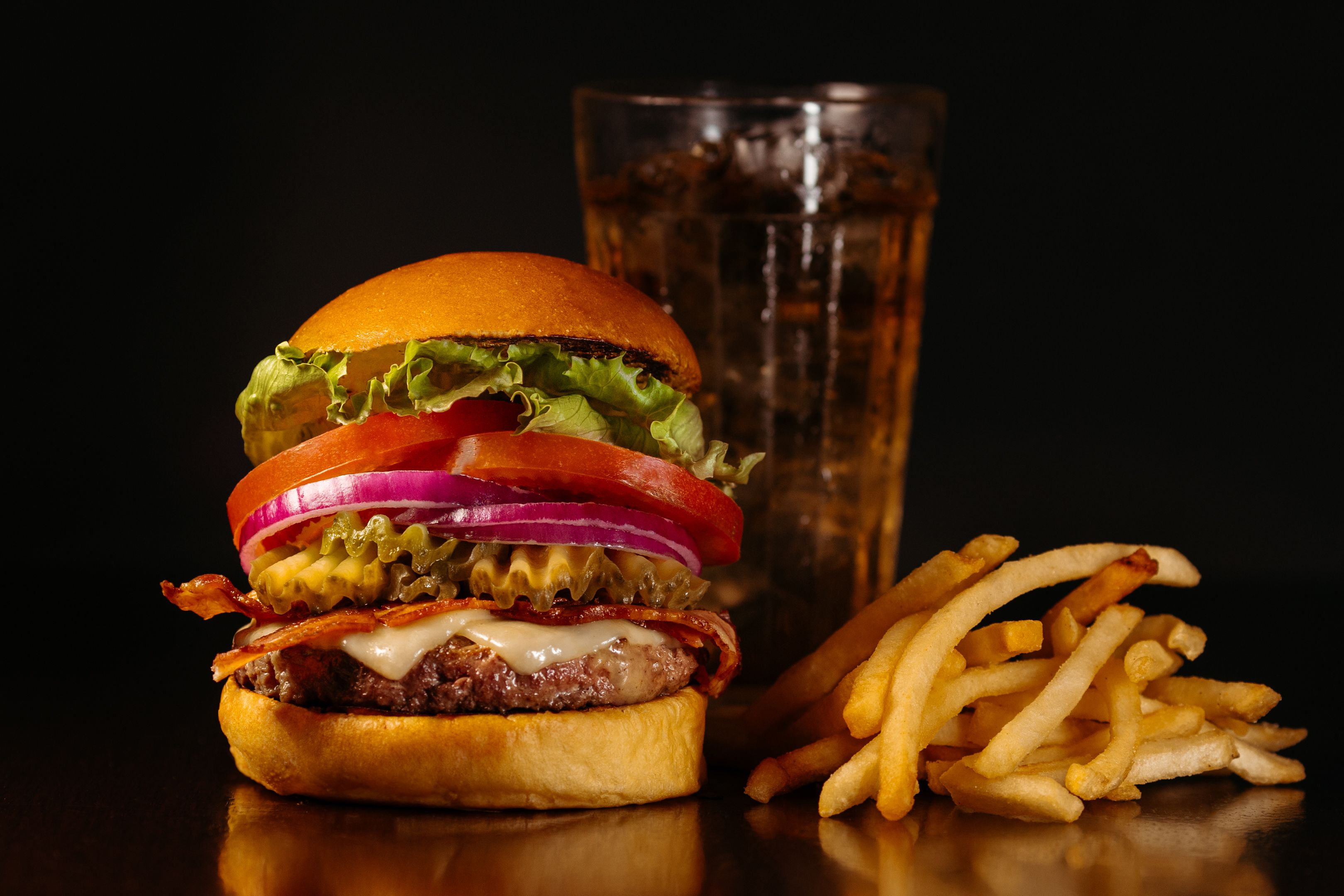 Slow-Smoked Cheeseburger on a Potato Bun