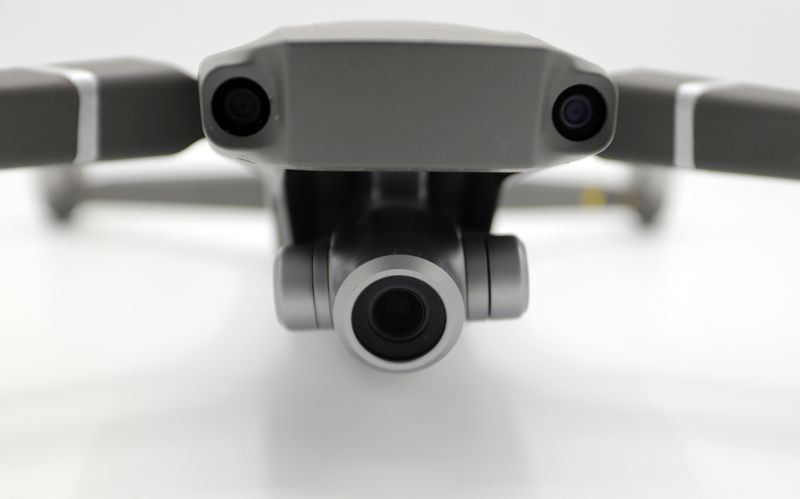 Drone airframe close-up
