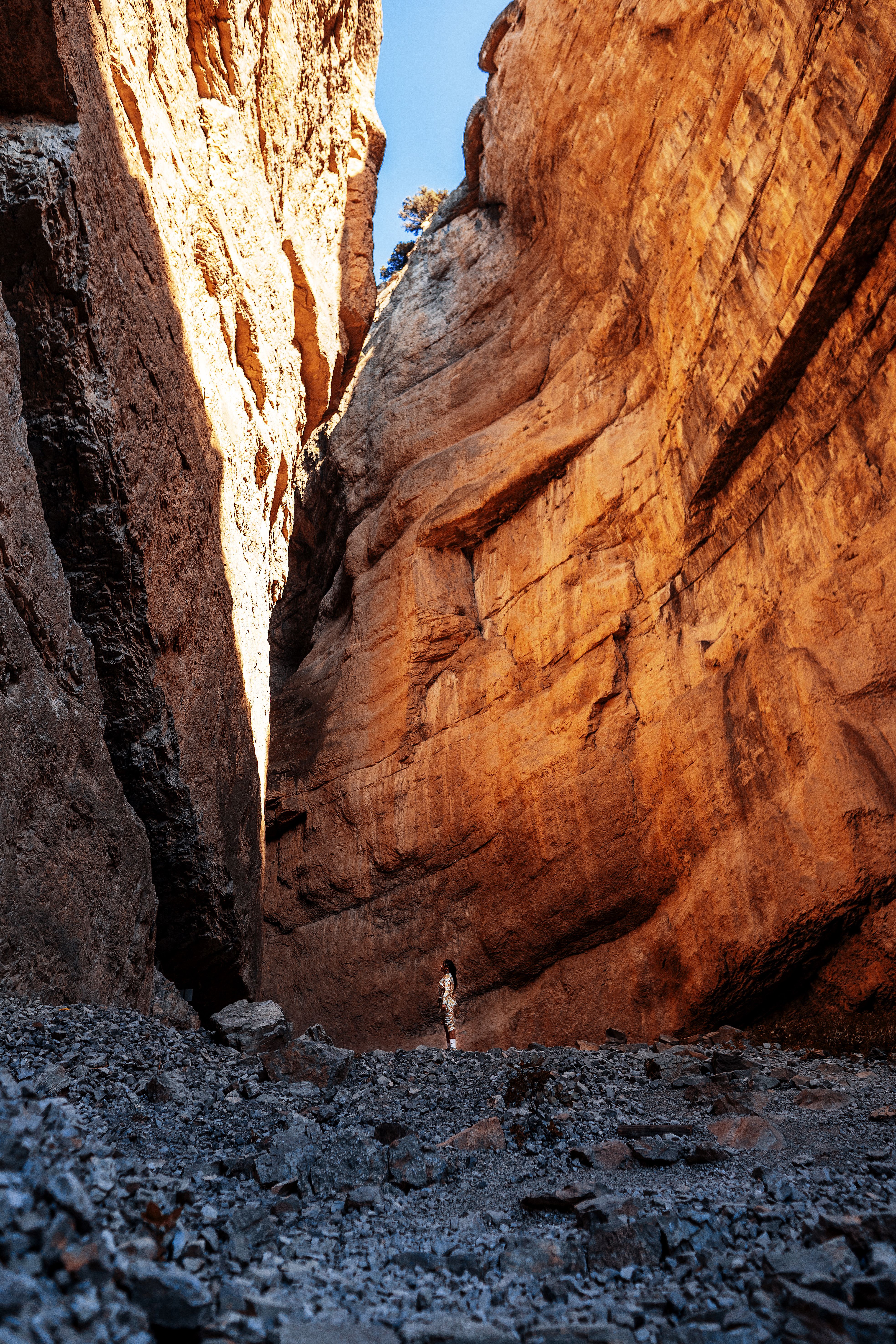 Woman in Rocky Canyon · Free Stock Photo