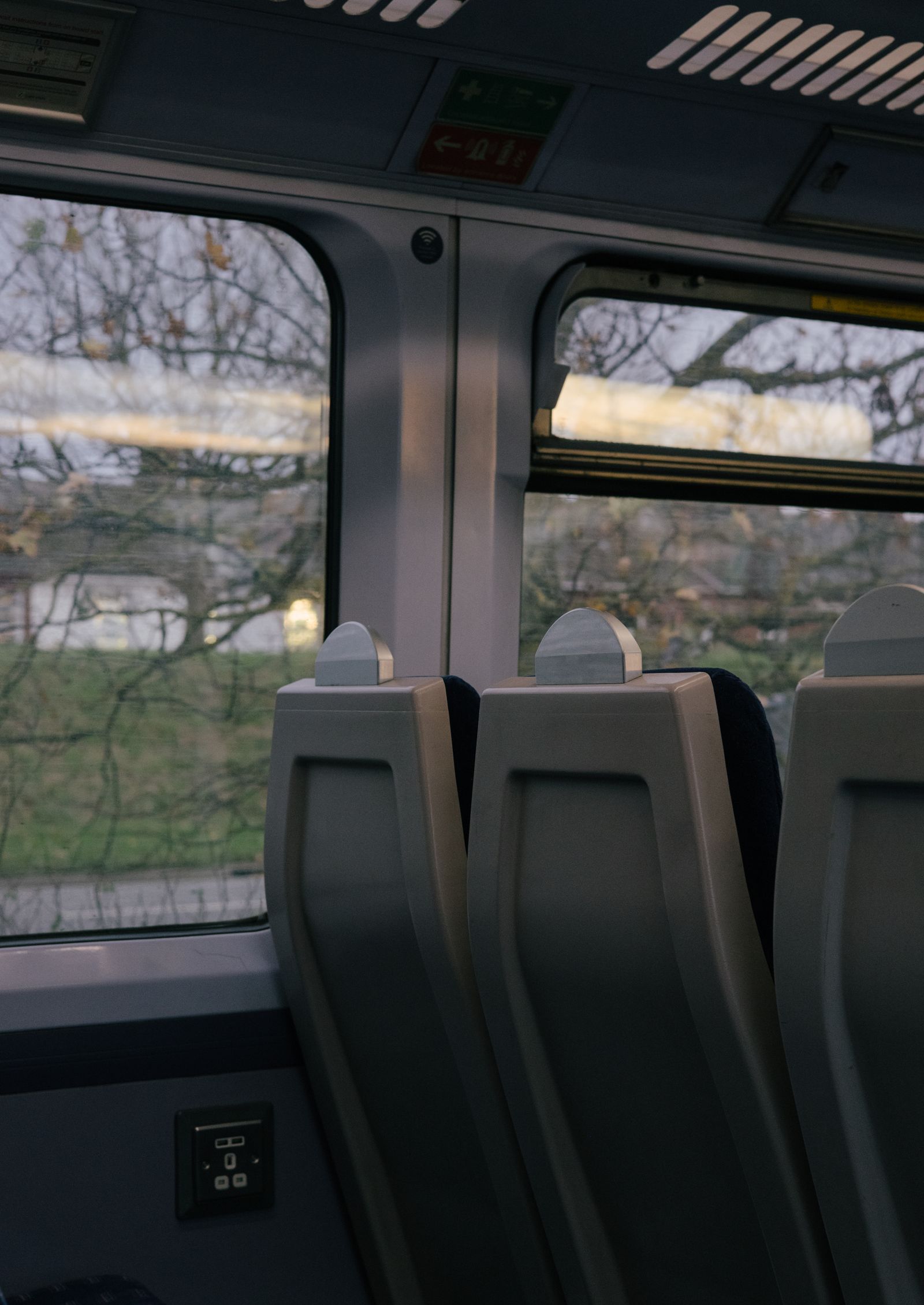 Moving Train Inside Seats in Moving Train · Free Stock Photo